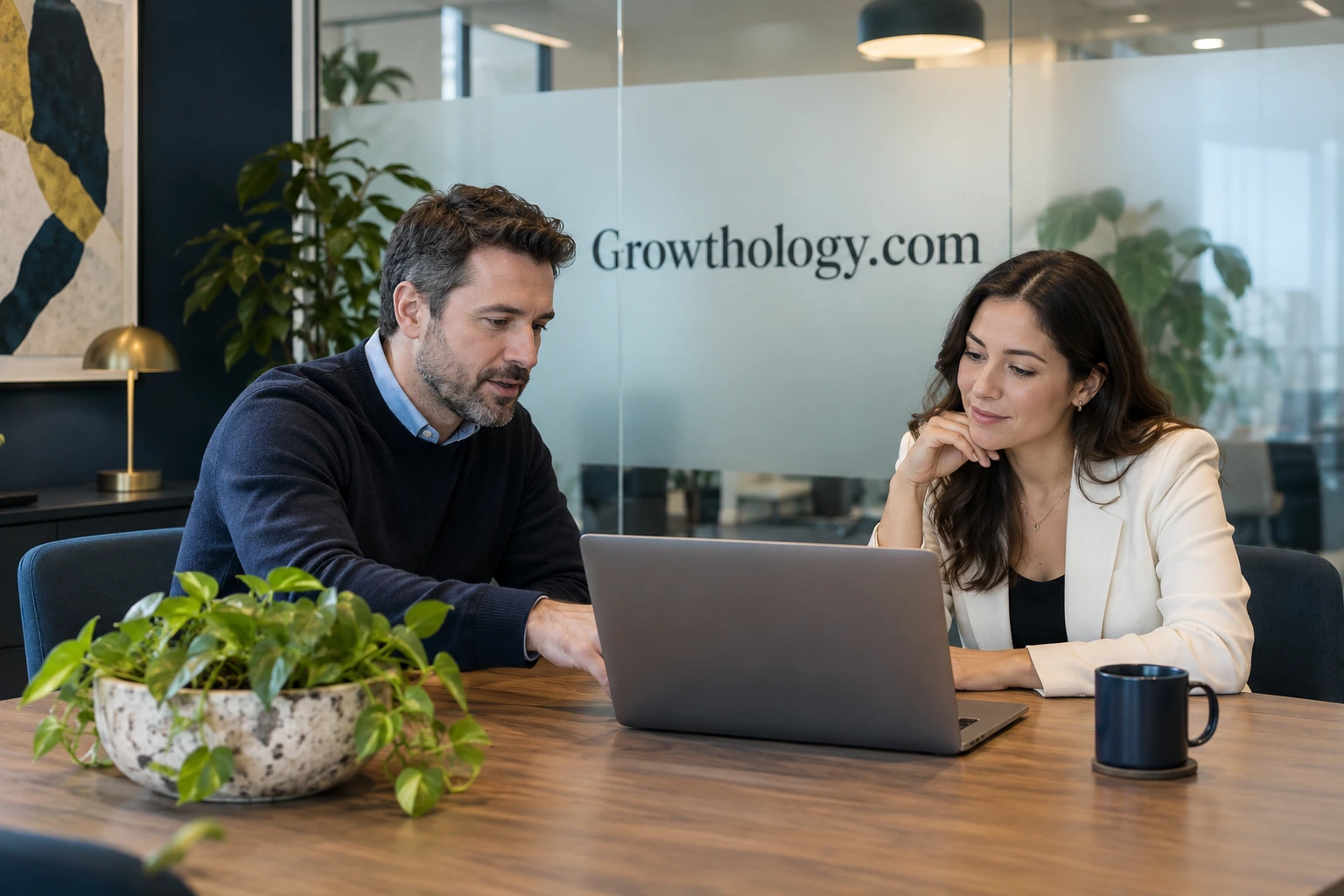 A focused growth consulting practice: a team at work